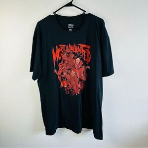 Funko DC Black‎ Red Most Wanted Tee Men’s Size 2X